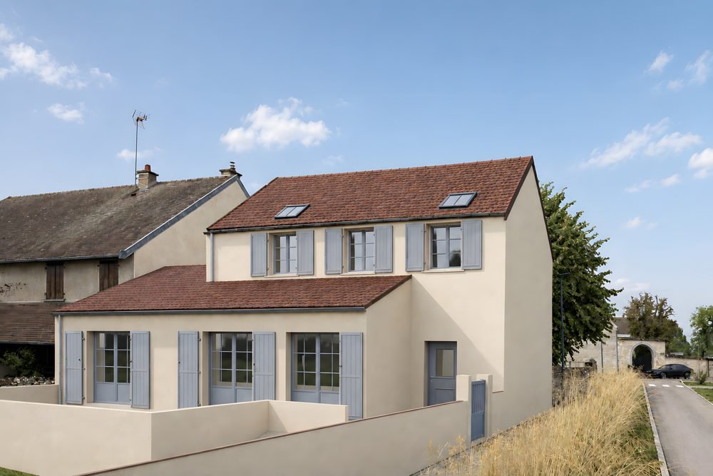 Grange transformée en habitation