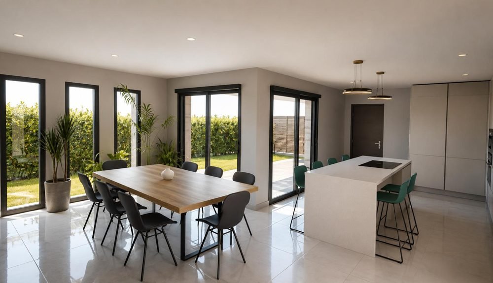 Intérieur d'une maison à Noyelles-sur-Selle
